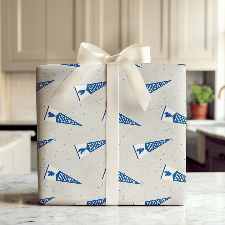 Bound Wildcat Pennant - Wrapping Paper - Aspen & Arlo