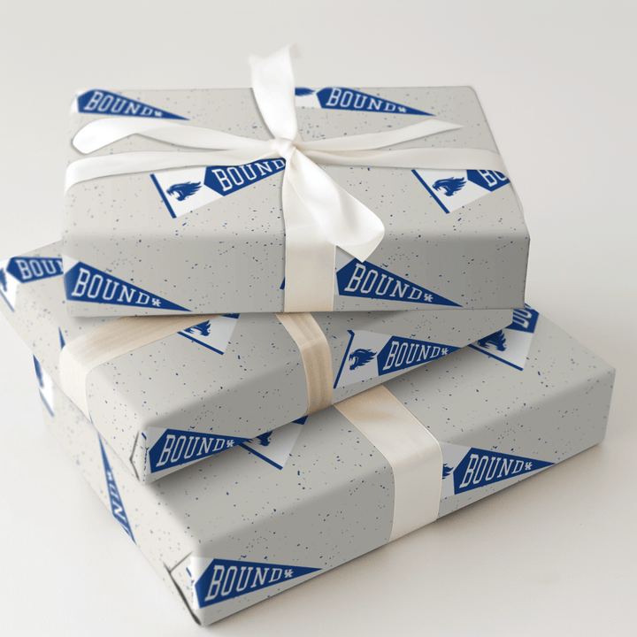Bound Wildcat Pennant - Wrapping Paper - Aspen & Arlo
