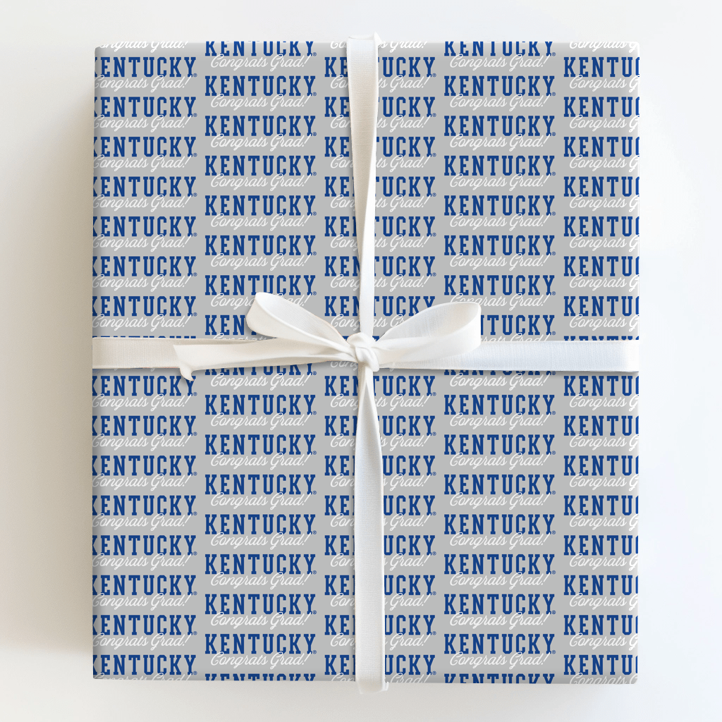 Congrats Grad Kentucky - Wrapping Paper - Aspen & Arlo