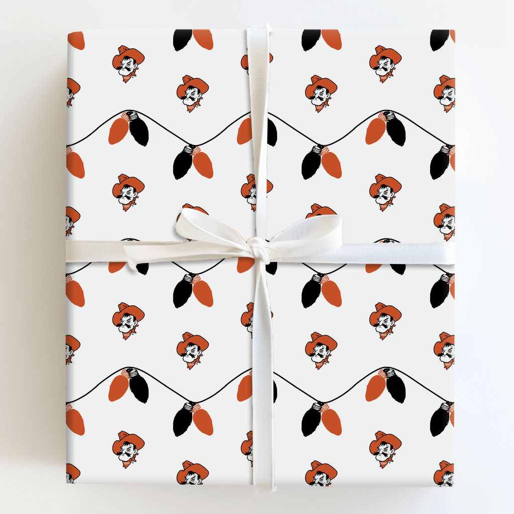 OK State Bulbs - Wrapping Paper - Aspen & Arlo