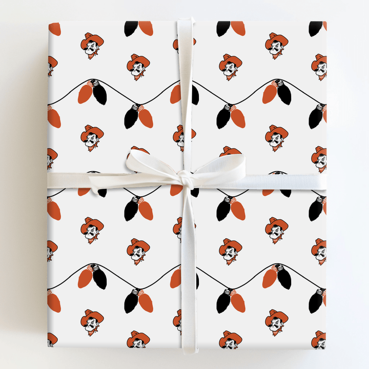 OK State Bulbs - Wrapping Paper - Aspen & Arlo