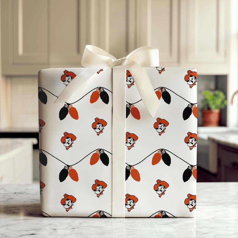 OK State Bulbs - Wrapping Paper - Aspen & Arlo