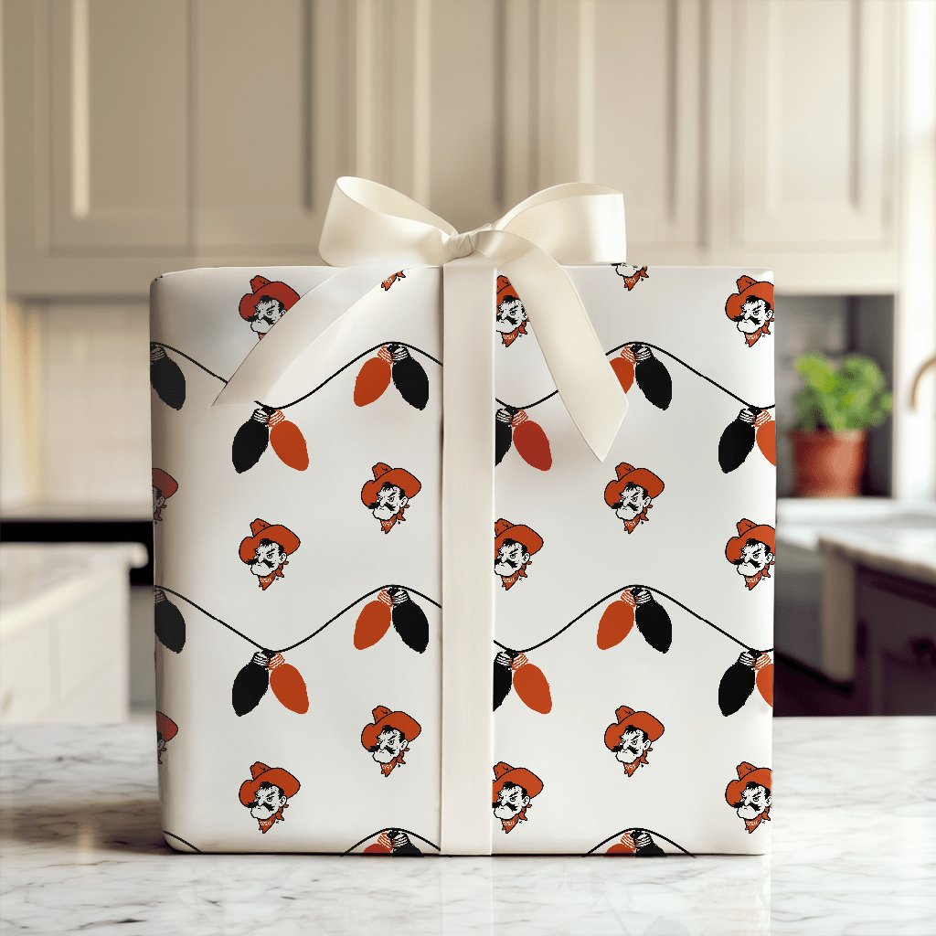 OK State Bulbs - Wrapping Paper - Aspen & Arlo