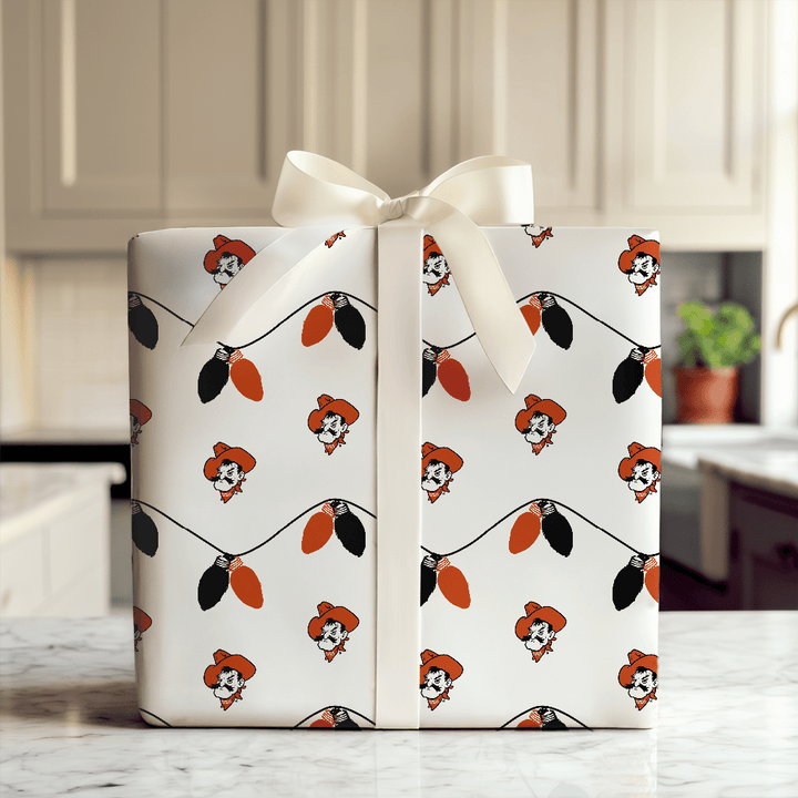 OK State Bulbs - Wrapping Paper - Aspen & Arlo