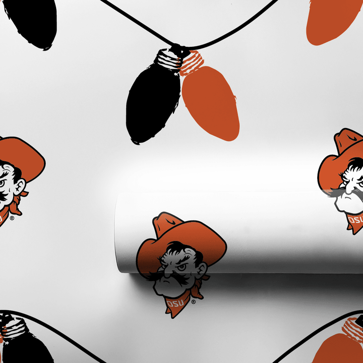OK State Bulbs - Wrapping Paper - Aspen & Arlo