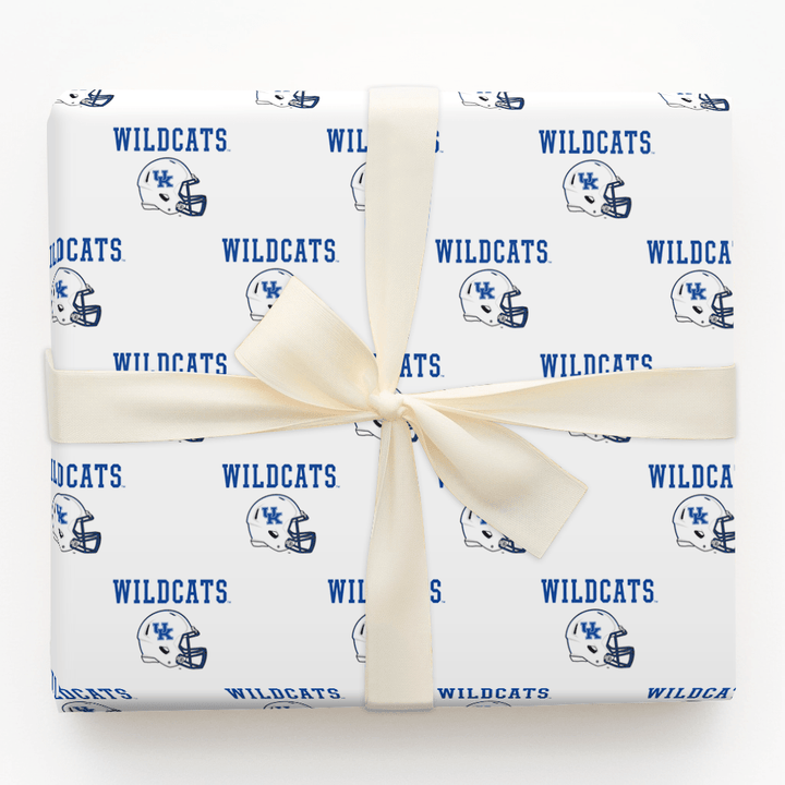 Kentucky Wildcats Helmet - Wrapping Paper - Aspen & Arlo