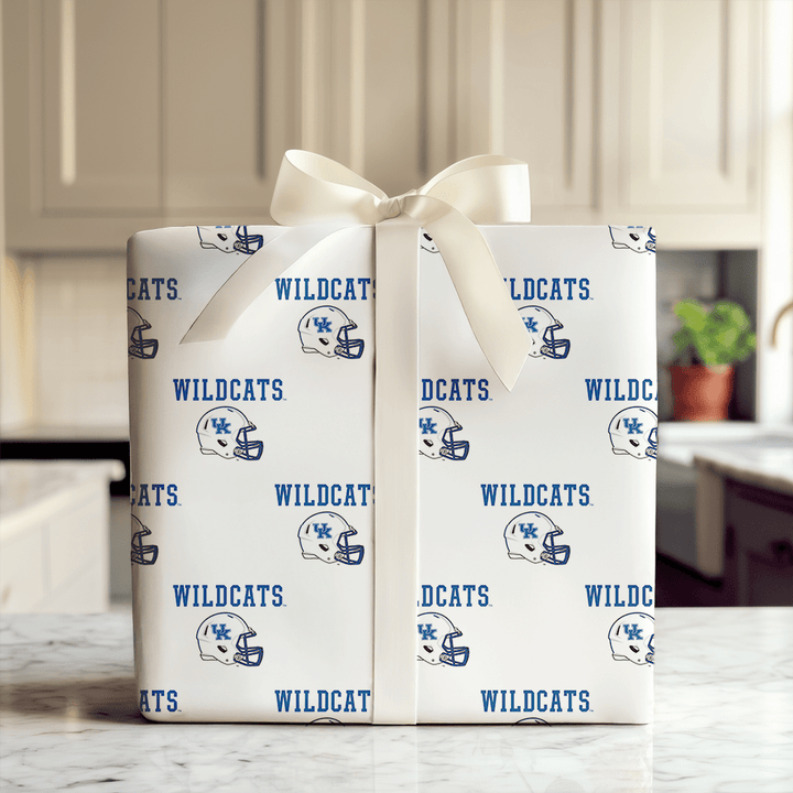 Kentucky Wildcats Helmet - Wrapping Paper - Aspen & Arlo