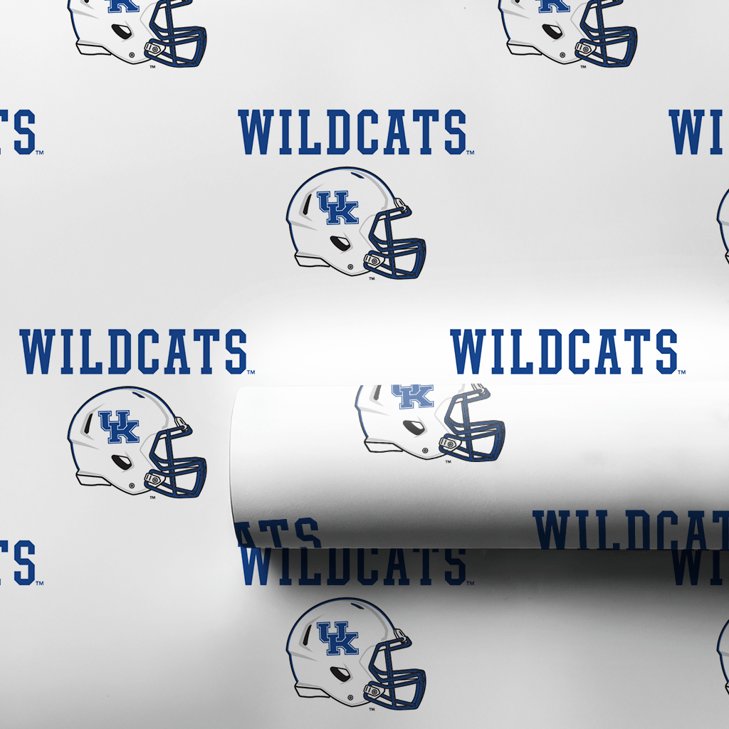 Kentucky Wildcats Helmet - Wrapping Paper - Aspen & Arlo