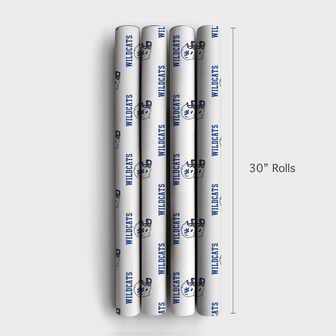 Kentucky Wildcats Helmet - Wrapping Paper - Aspen & Arlo