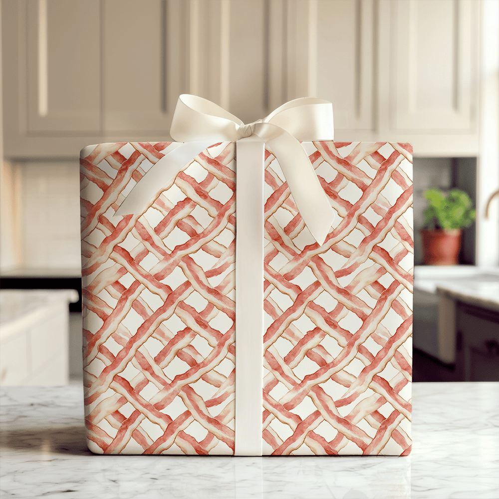 Because Bacon - Wrapping Paper - Aspen & Arlo