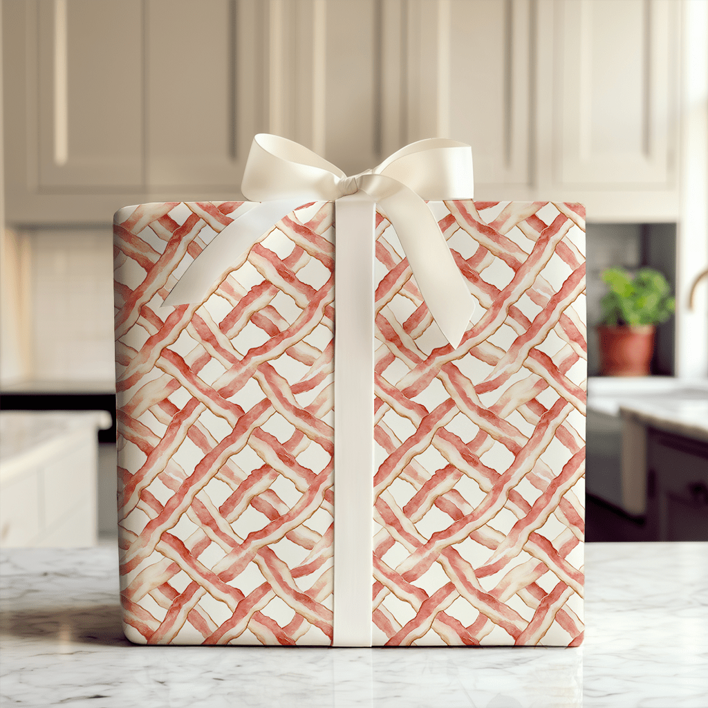 Because Bacon - Wrapping Paper - Aspen & Arlo