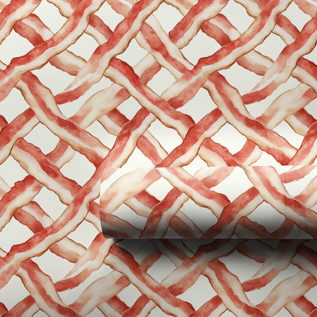 Because Bacon - Wrapping Paper - Aspen & Arlo