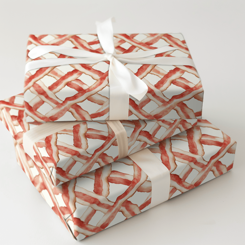 Because Bacon - Wrapping Paper - Aspen & Arlo