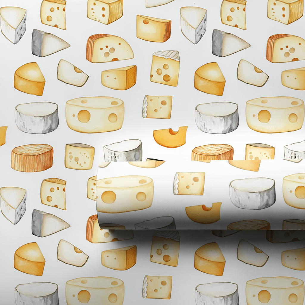 Cheese Charm - Wrapping Paper - Aspen & Arlo