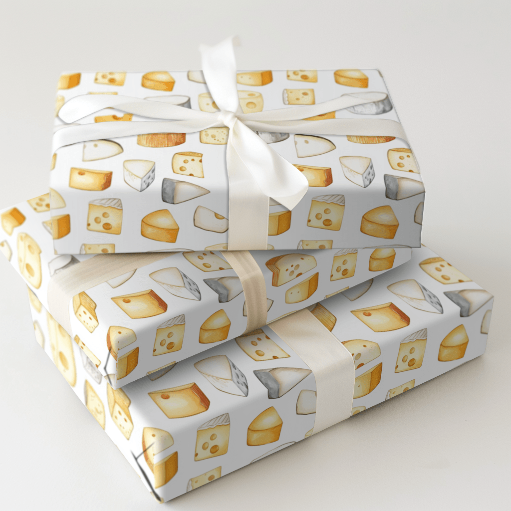 Cheese Charm - Wrapping Paper - Aspen & Arlo