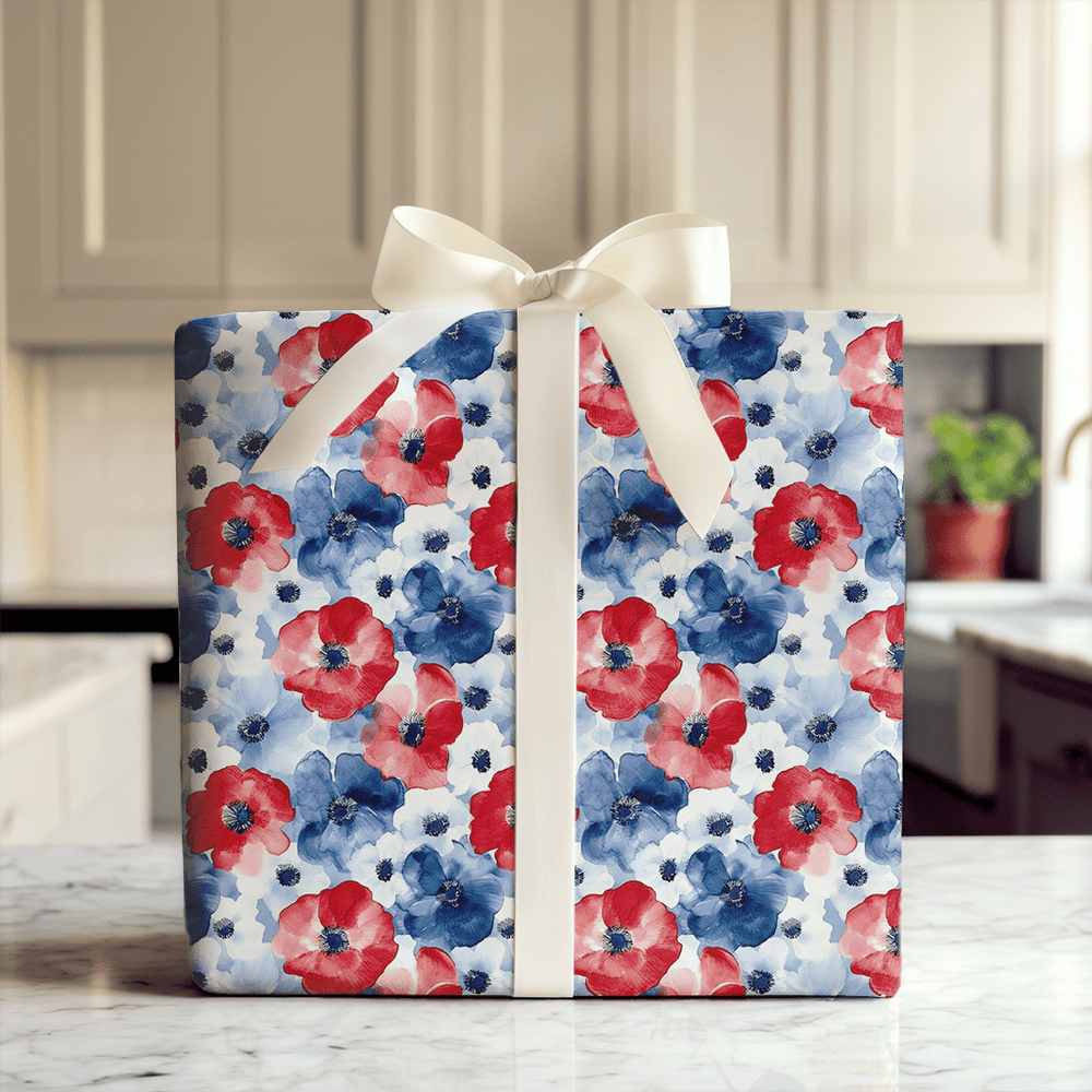 Freedom Floral - Wrapping Paper - Aspen & Arlo