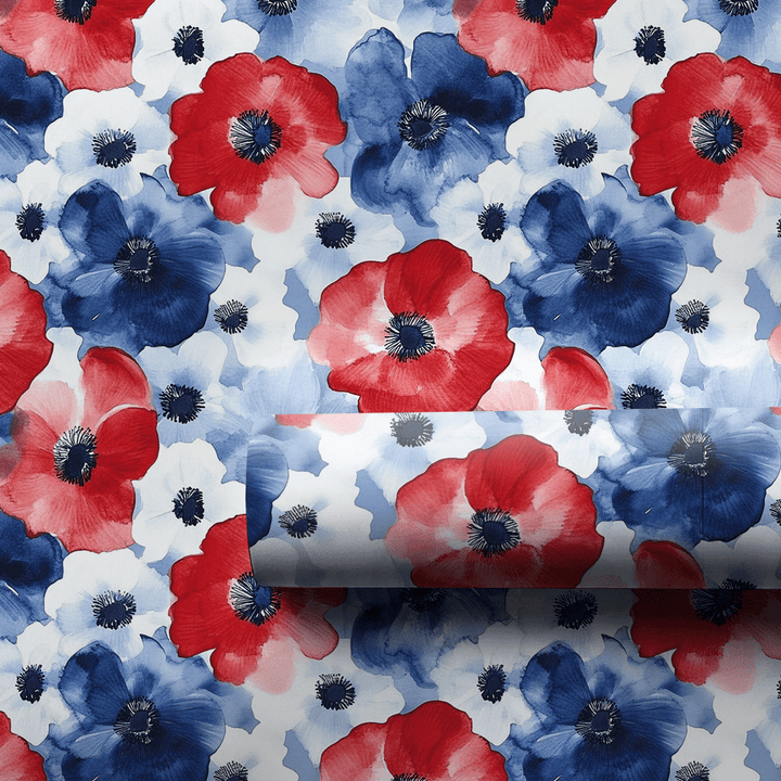Freedom Floral - Wrapping Paper - Aspen & Arlo