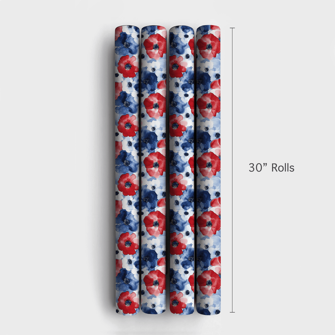 Freedom Floral - Wrapping Paper - Aspen & Arlo