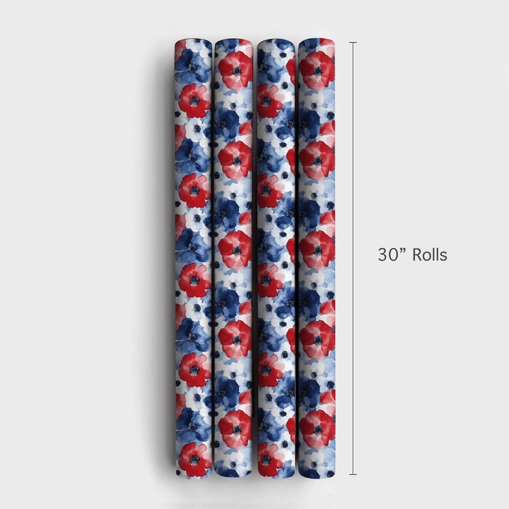 Freedom Floral - Wrapping Paper - Aspen & Arlo