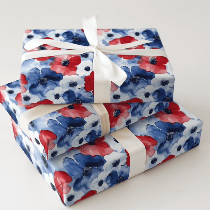 Freedom Floral - Wrapping Paper - Aspen & Arlo