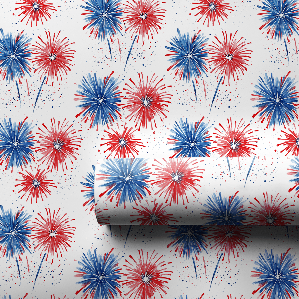 Rockets' Red Glare - Wrapping Paper - Aspen & Arlo