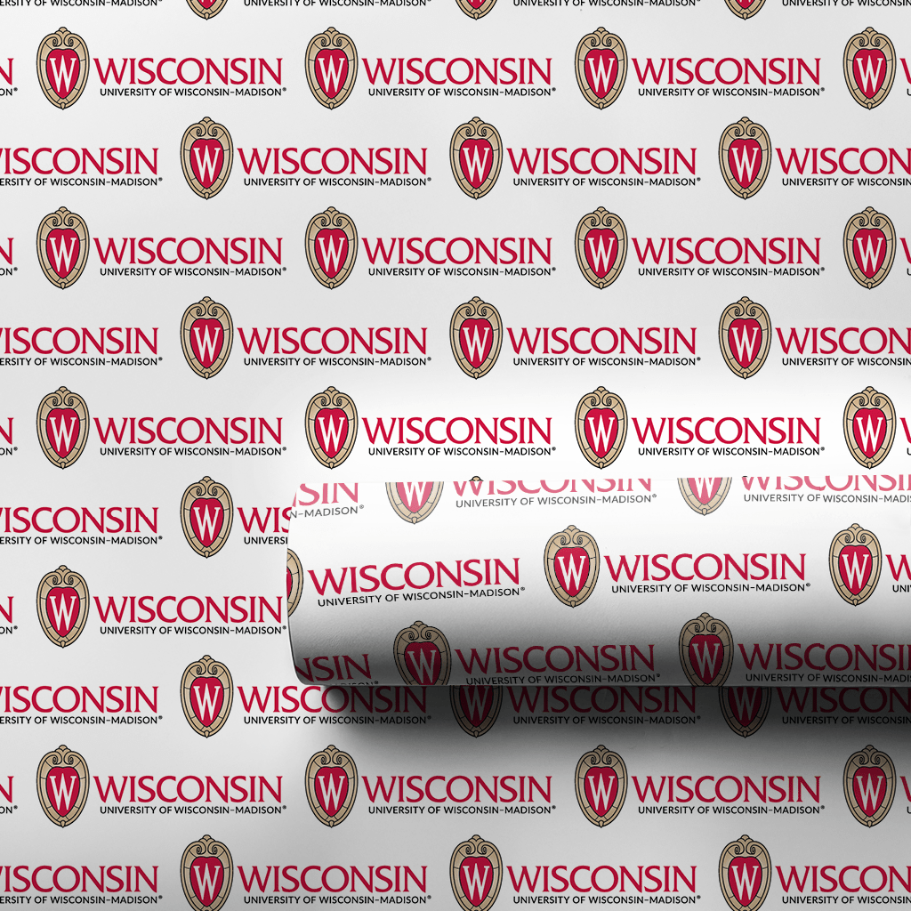 Wisconsin University Seal - Wrapping Paper - Aspen & Arlo