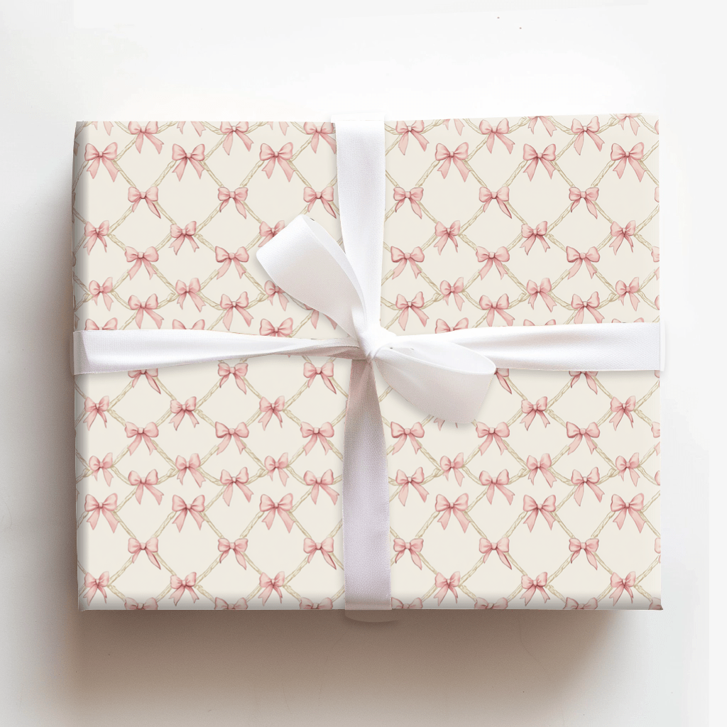 Sweet Bows and Nursery Dreams - Wrapping Paper - Aspen & Arlo