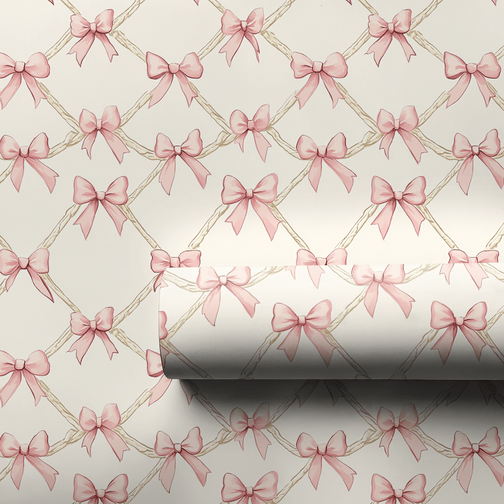Sweet Bows and Nursery Dreams - Wrapping Paper - Aspen & Arlo