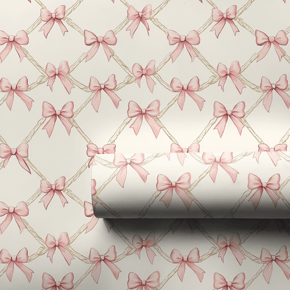 Sweet Bows and Nursery Dreams - Wrapping Paper - Aspen & Arlo