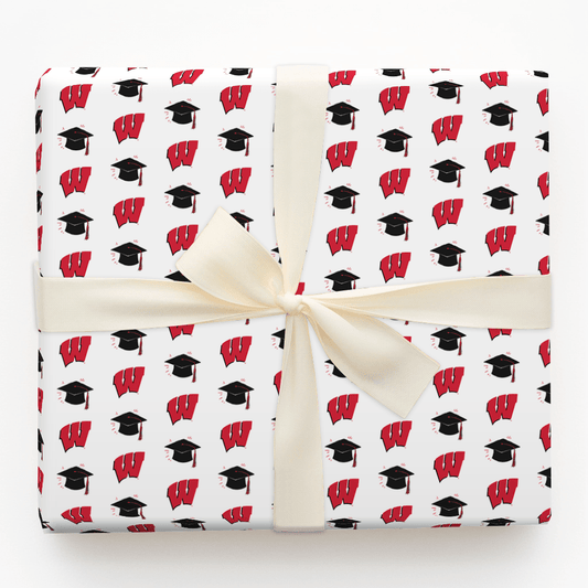 Graduation Hat W - Wrapping Paper - Aspen & Arlo