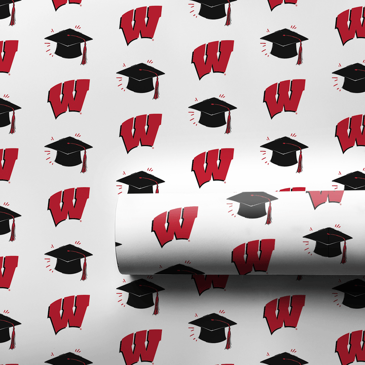 Graduation Hat W - Wrapping Paper - Aspen & Arlo