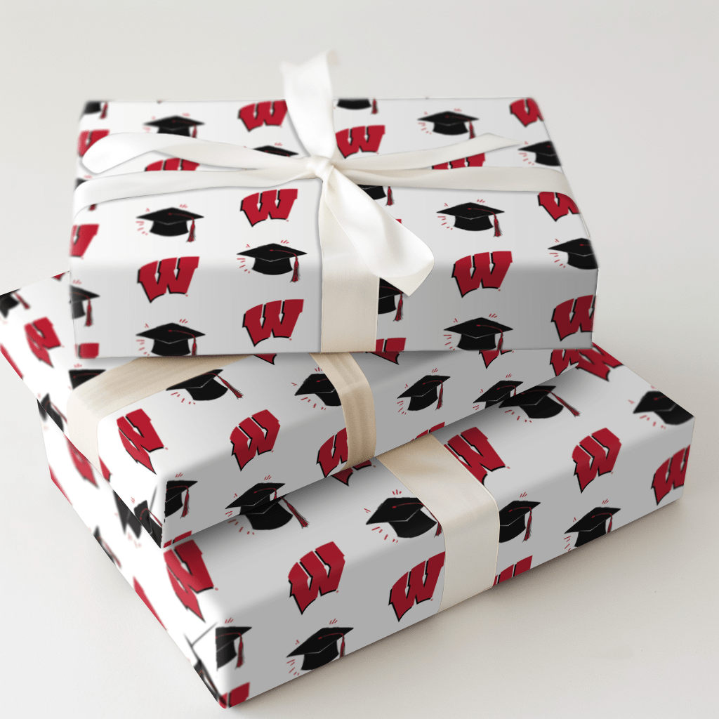 Graduation Hat W - Wrapping Paper - Aspen & Arlo