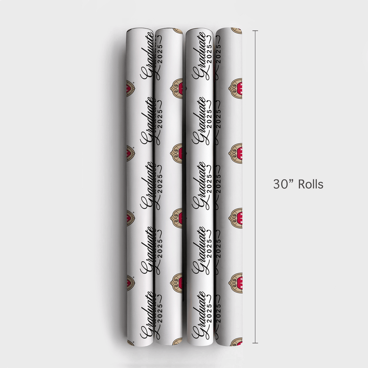 Honor & Red Graduate - Wrapping Paper - Aspen & Arlo