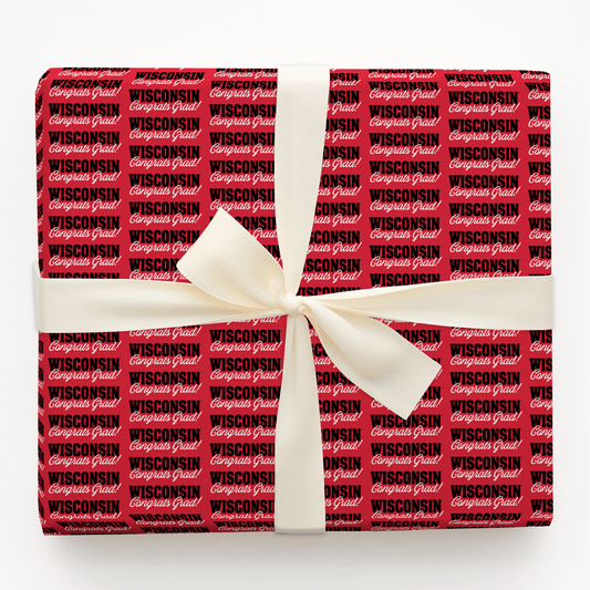 Wisconsin Congrats Grad - Wrapping Paper - Aspen & Arlo