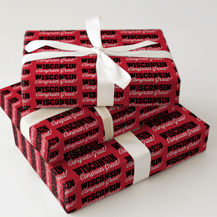 Wisconsin Congrats Grad - Wrapping Paper - Aspen & Arlo