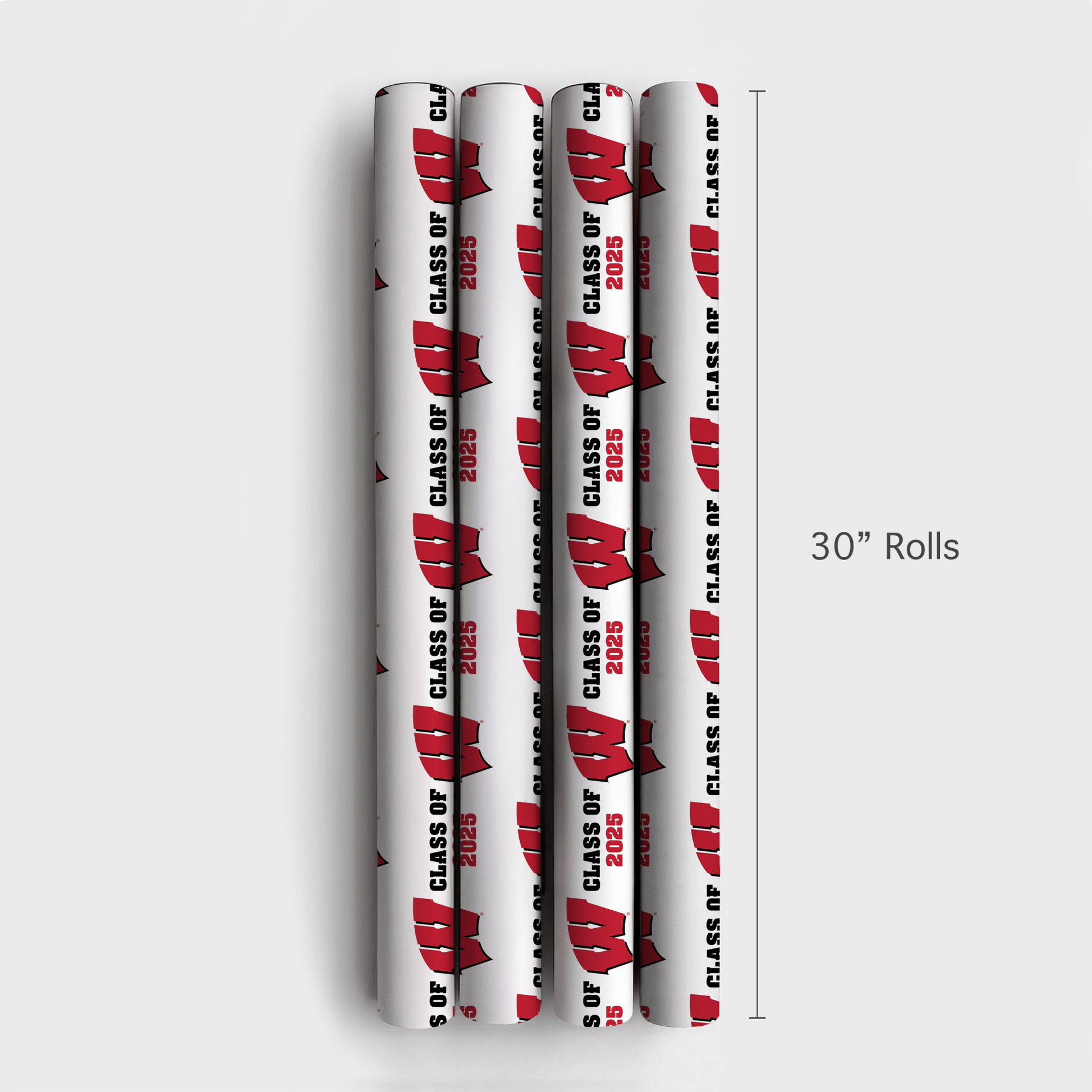Wisconsin W Class of 2025 - Wrapping Paper - Aspen & Arlo