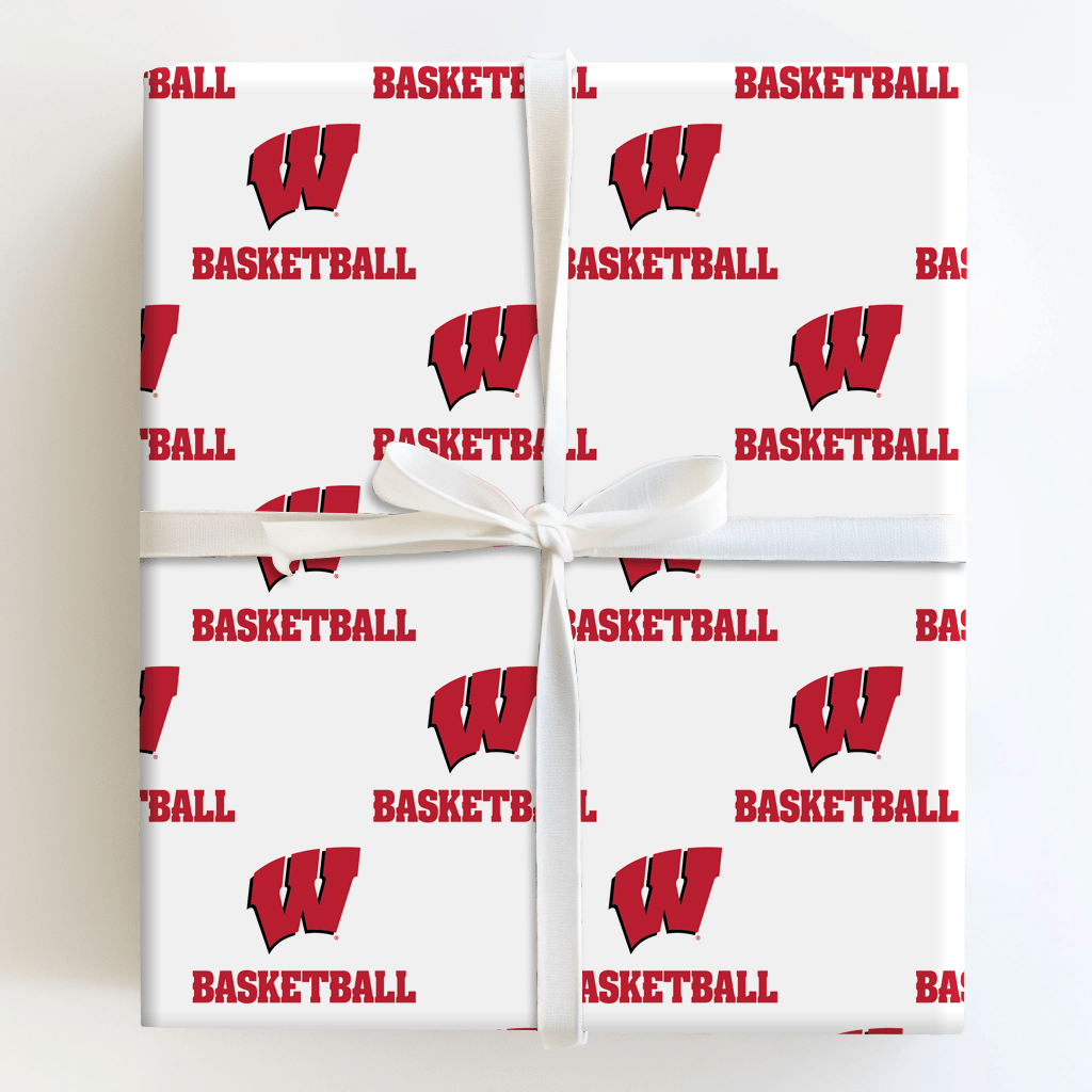 Full Court Red - Wrapping Paper - Aspen & Arlo