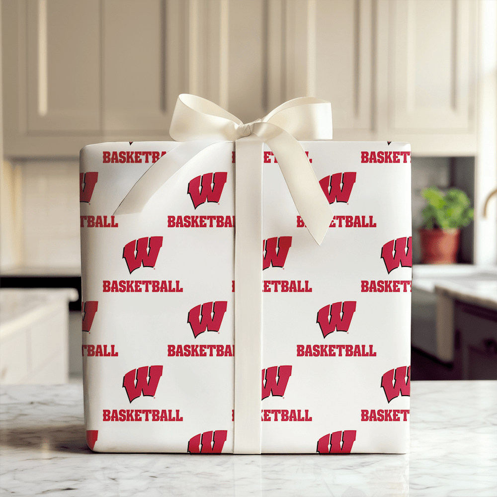 Full Court Red - Wrapping Paper - Aspen & Arlo