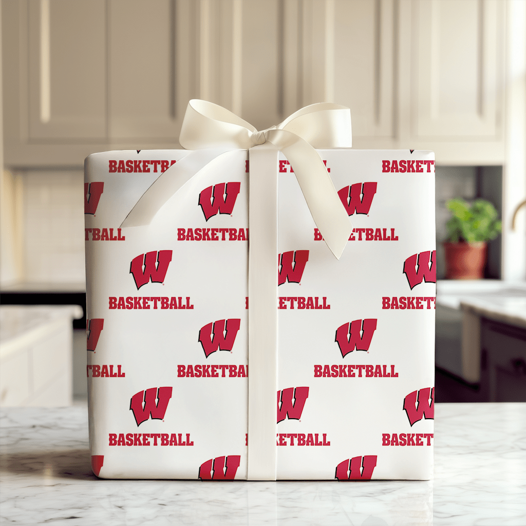 Full Court Red - Wrapping Paper - Aspen & Arlo