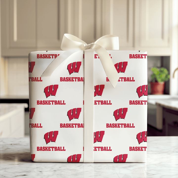 Full Court Red - Wrapping Paper - Aspen & Arlo