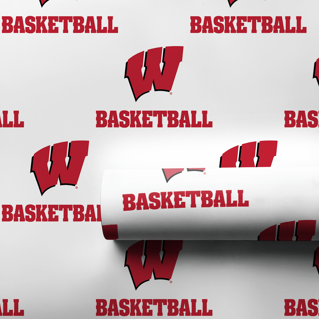 Full Court Red - Wrapping Paper - Aspen & Arlo