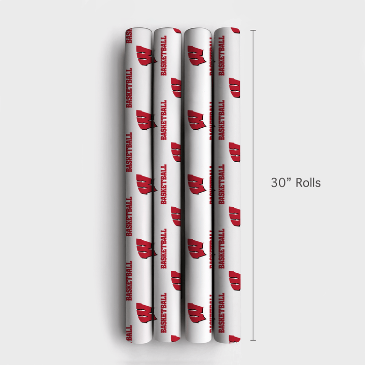 Full Court Red - Wrapping Paper - Aspen & Arlo