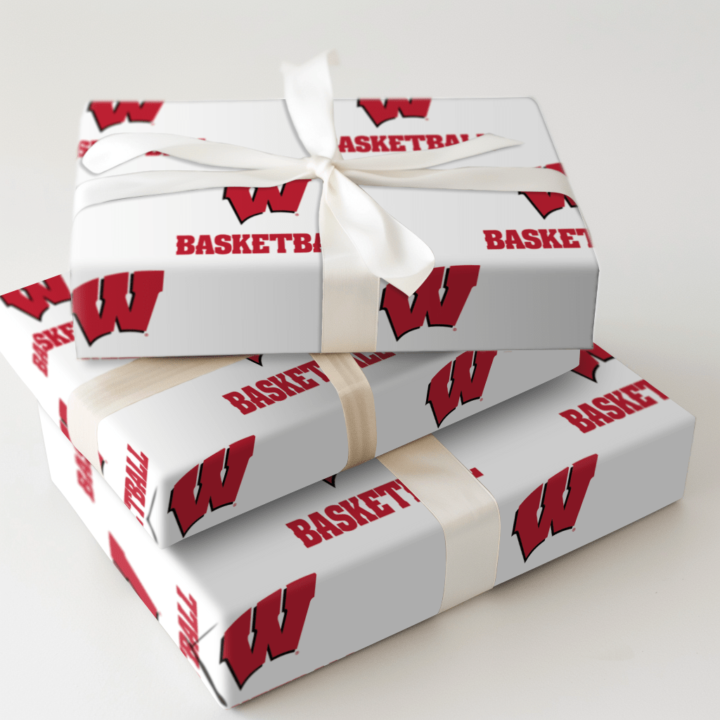Full Court Red - Wrapping Paper - Aspen & Arlo