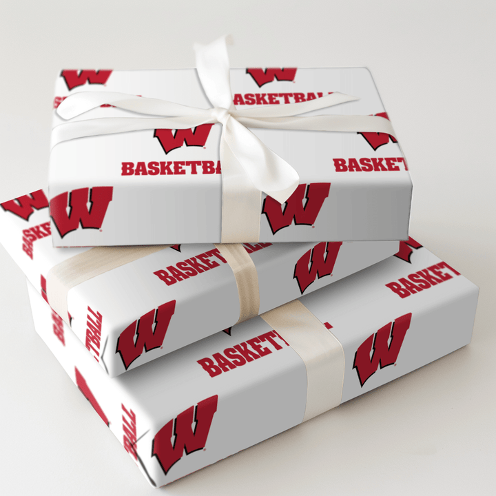 Full Court Red - Wrapping Paper - Aspen & Arlo