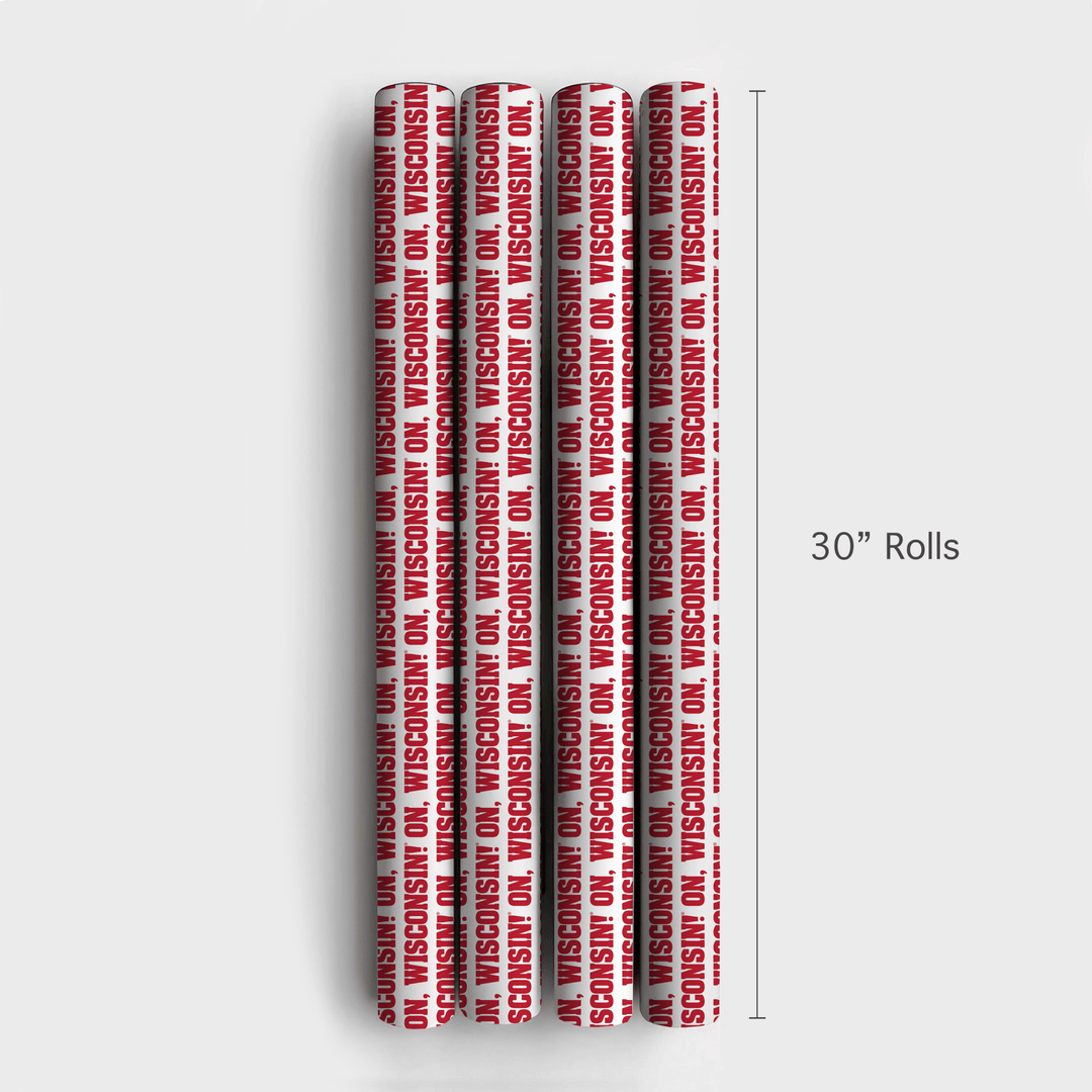 On Wisconsin - Wrapping Paper - Aspen & Arlo