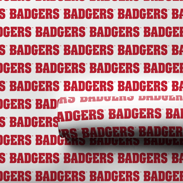 Repeating Badgers - Wrapping Paper - Aspen & Arlo