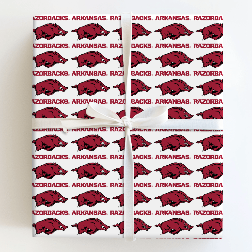 Arkansas Running Red - Wrapping Paper - Aspen & Arlo