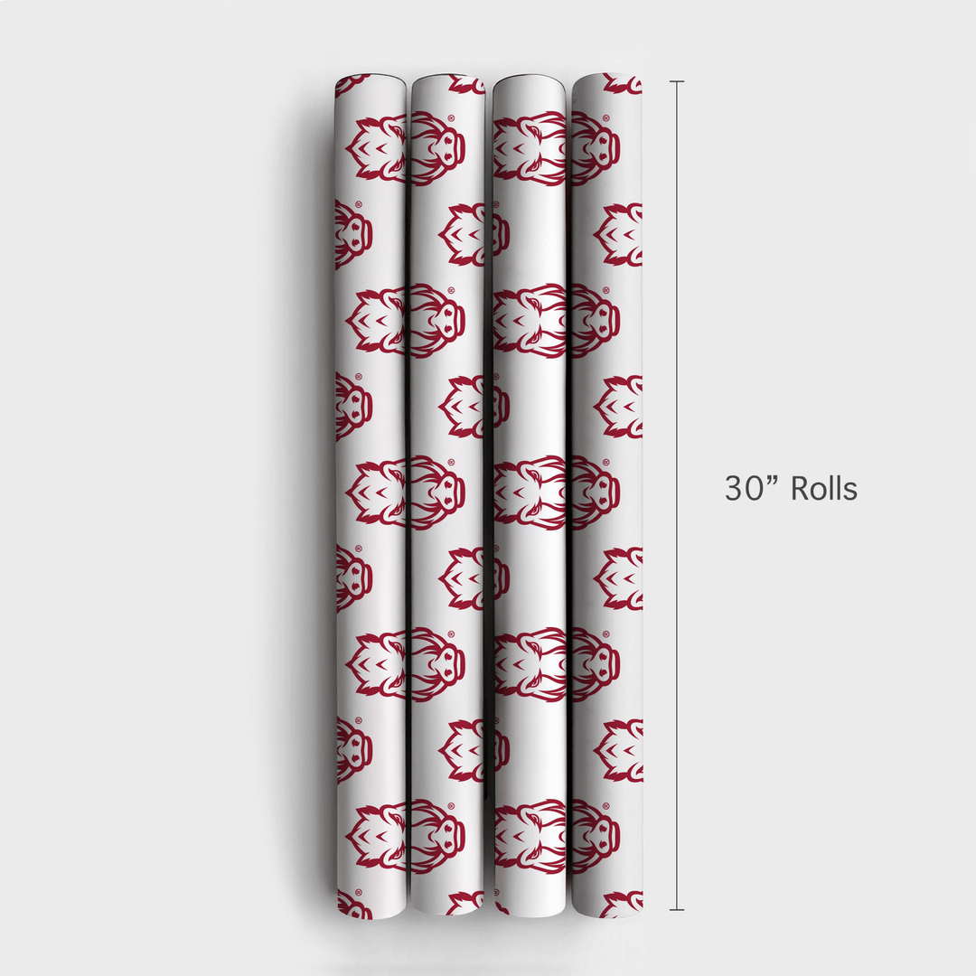 Shadow Forward Facing Hog - Wrapping Paper - Aspen & Arlo