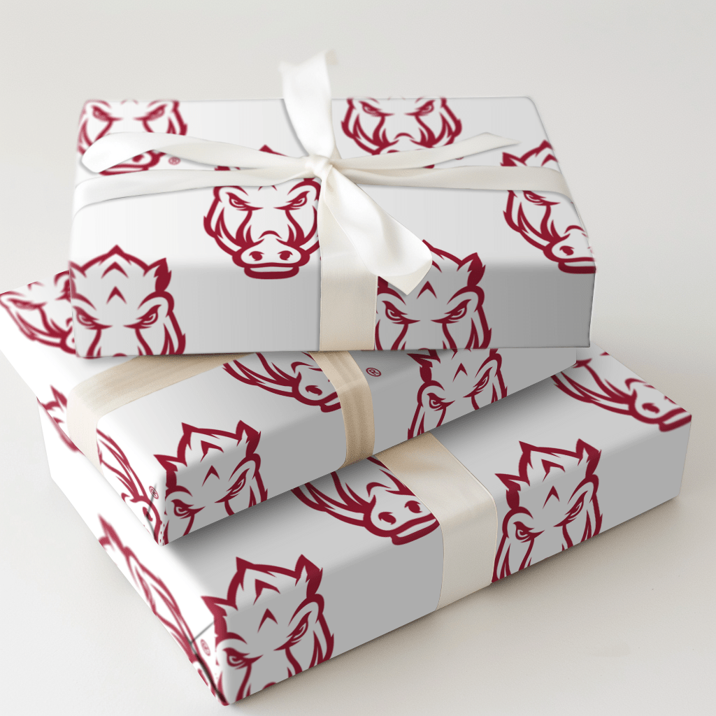 Shadow Forward Facing Hog - Wrapping Paper - Aspen & Arlo