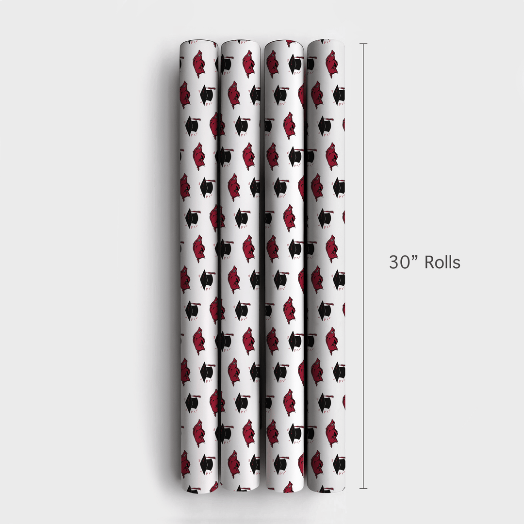 Graduation Hat Arkansas - Wrapping Paper - Aspen & Arlo